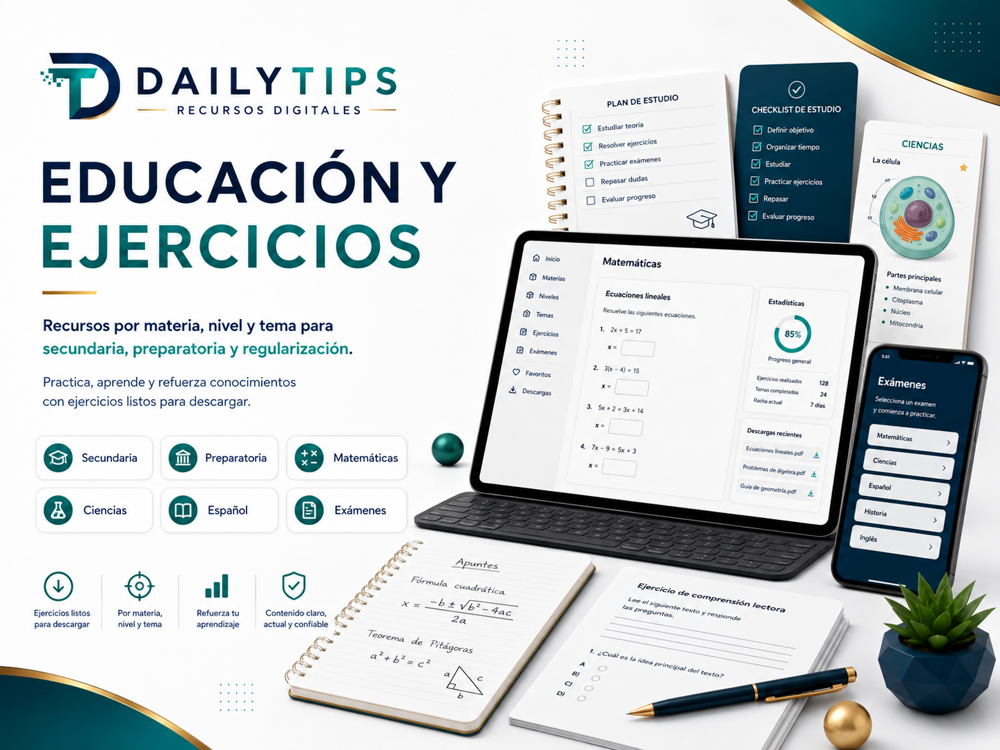 Vista previa de Pack Completo DailyTips: Recetas y recursos